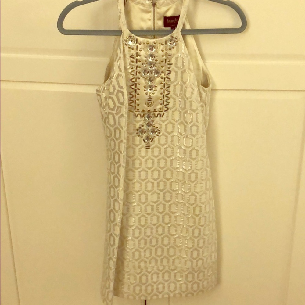 Laundry by Shelli Segal White Cocktail Dress